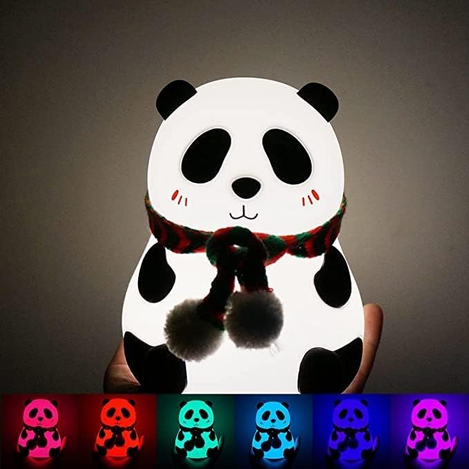 Adorable Panda Glow Lamp | Cute Silicone Night Light for Kids