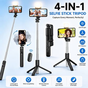 Glow Light Selfie Stick