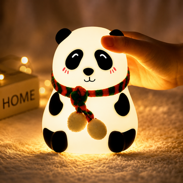 Adorable Panda Glow Lamp | Cute Silicone Night Light for Kids