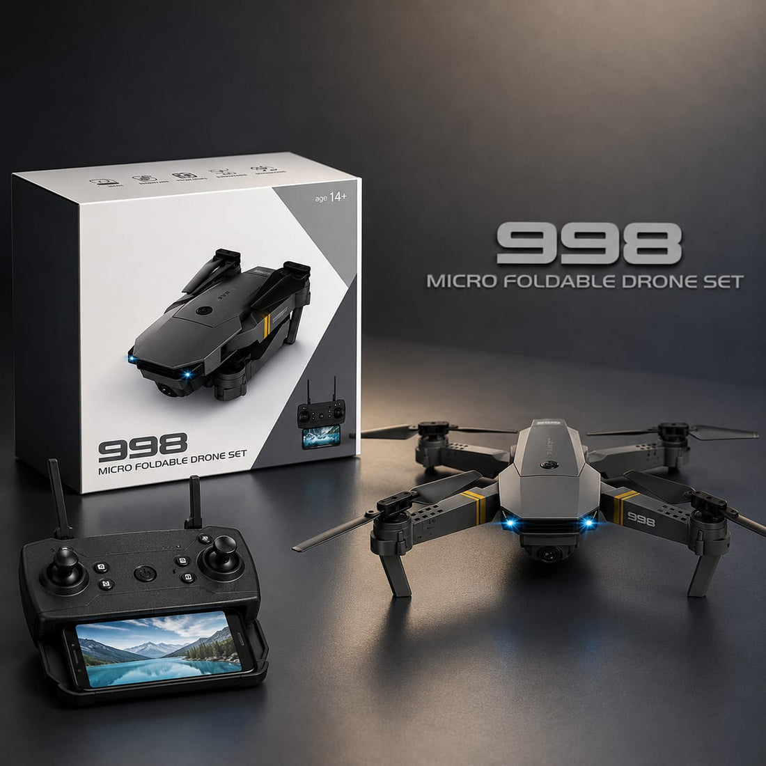 SkyMaster 998 Pro Drone with HD Camera - Best Beginner Drone under ₹2000 India