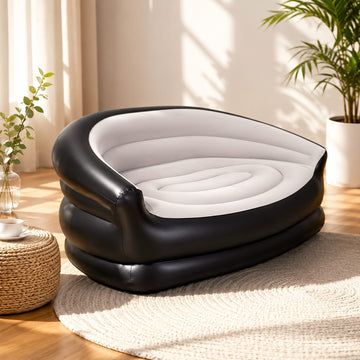 Cozy Inflatable Air Sofa for Two | Waterproof Lounge Couch